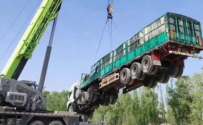 乃东区道路脱困救援案例